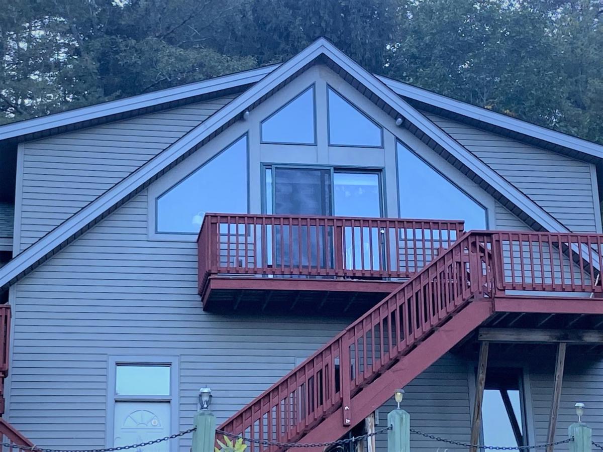 Hill View Motel&Cottages Lake George Buitenkant foto