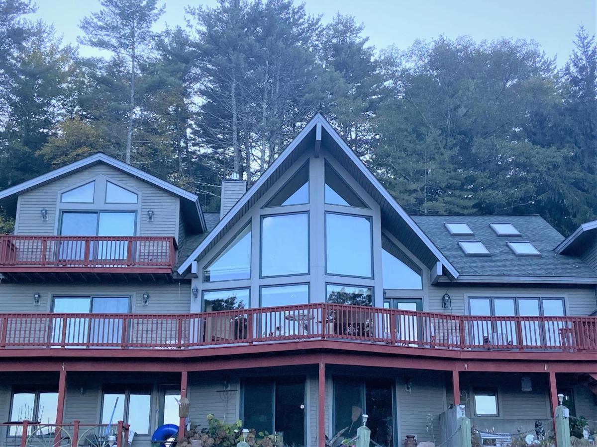 Hill View Motel&Cottages Lake George Buitenkant foto