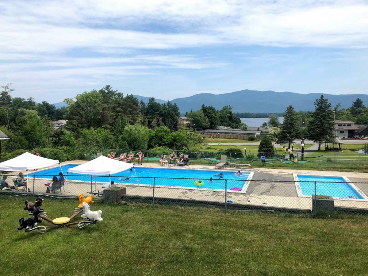 Hill View Motel&Cottages Lake George Buitenkant foto