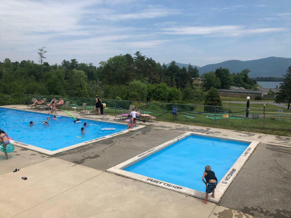 Hill View Motel&Cottages Lake George Buitenkant foto